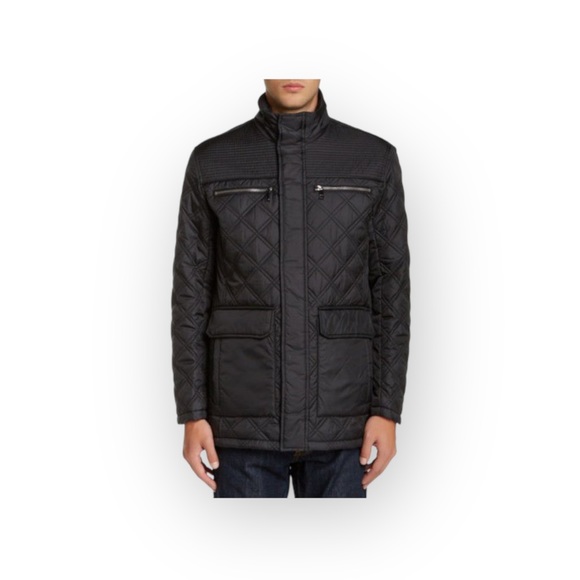 Andrew Marc 𖤗 Fulton Quilted Lightweight Puffer Zip Field Jacket 𖤗 Black 𖤗 L - Picture 15 of 16